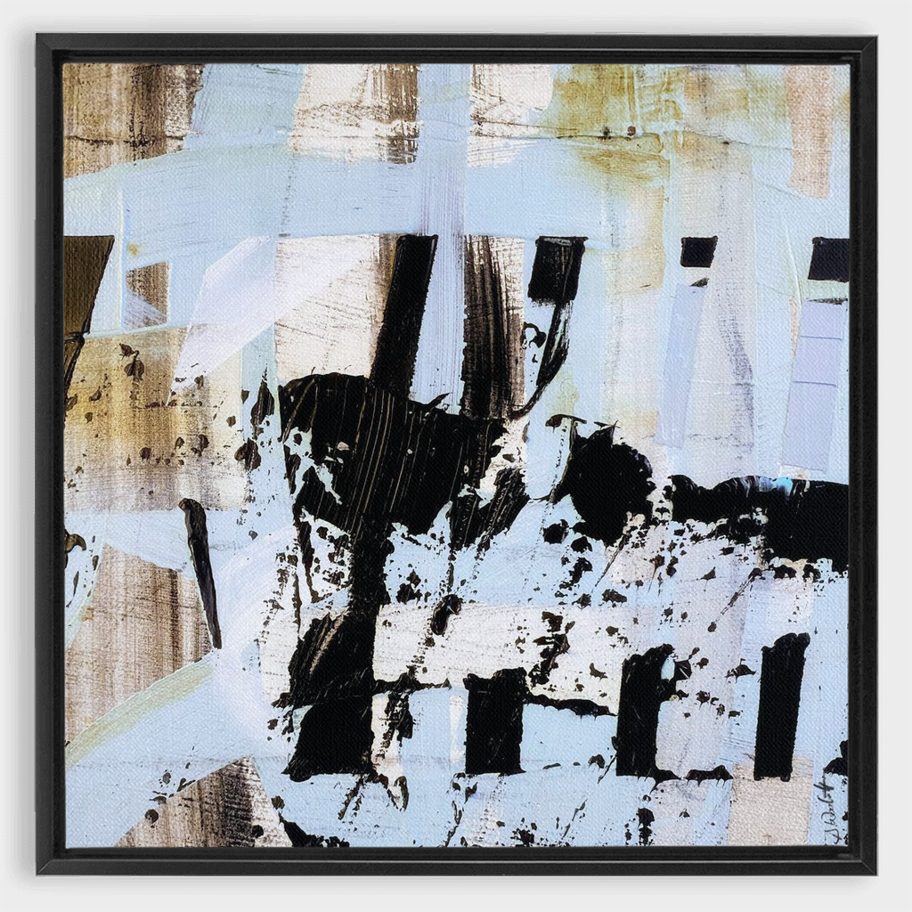 "Ladies Lunch" | Large Framed Canvas Print