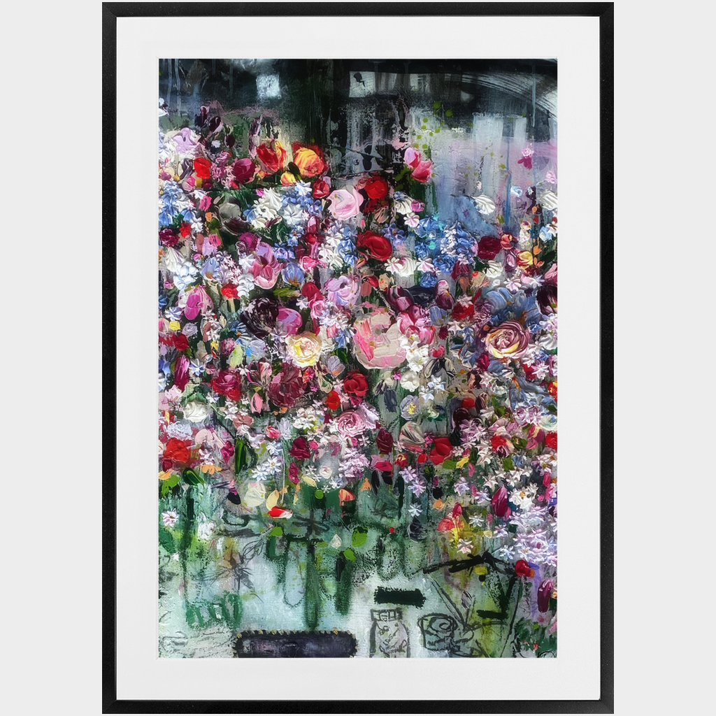 THINGS BELOW| Framed Paper Wall Art