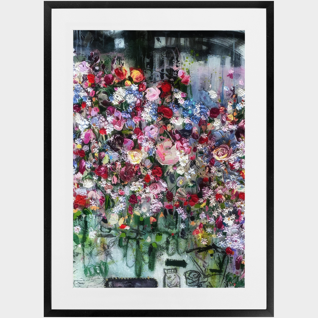 THINGS BELOW| Framed Paper Wall Art