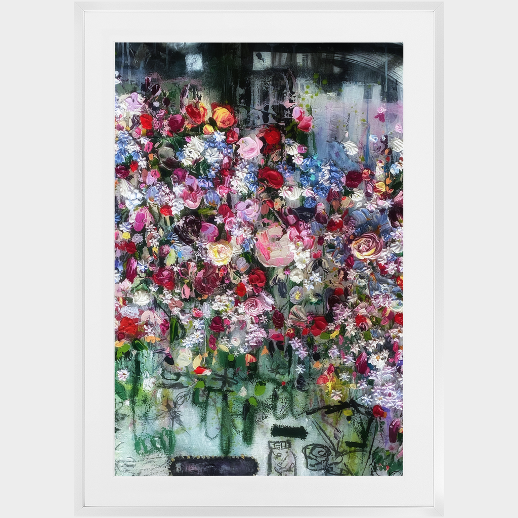 THINGS BELOW| Framed Paper Wall Art