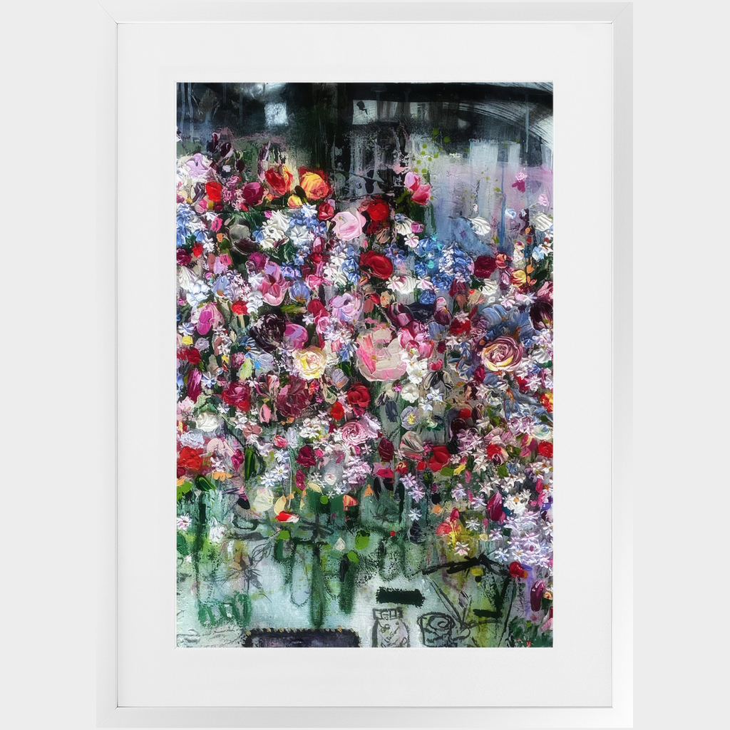 THINGS BELOW| Framed Paper Wall Art