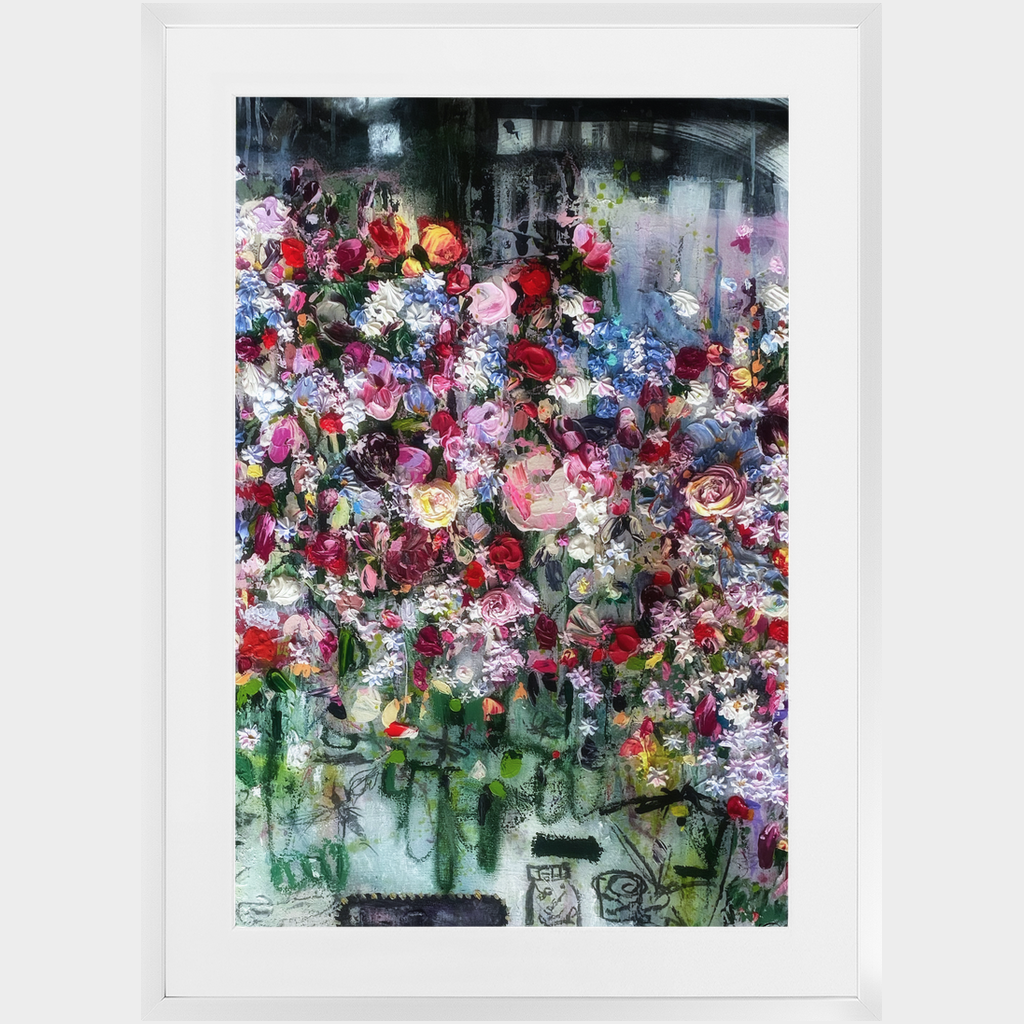 THINGS BELOW| Framed Paper Wall Art