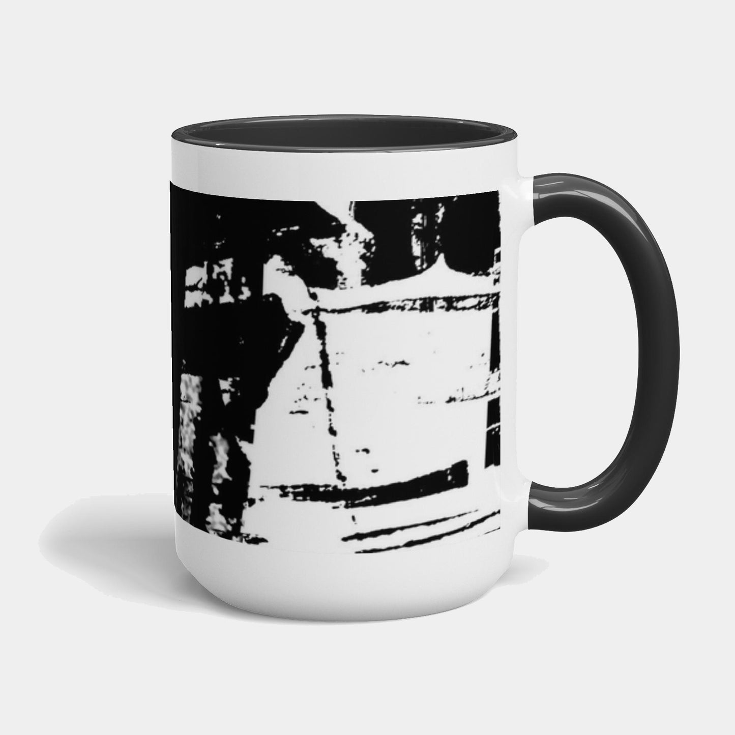 BLKWHTIII|Custom Abstract Accent Mugs