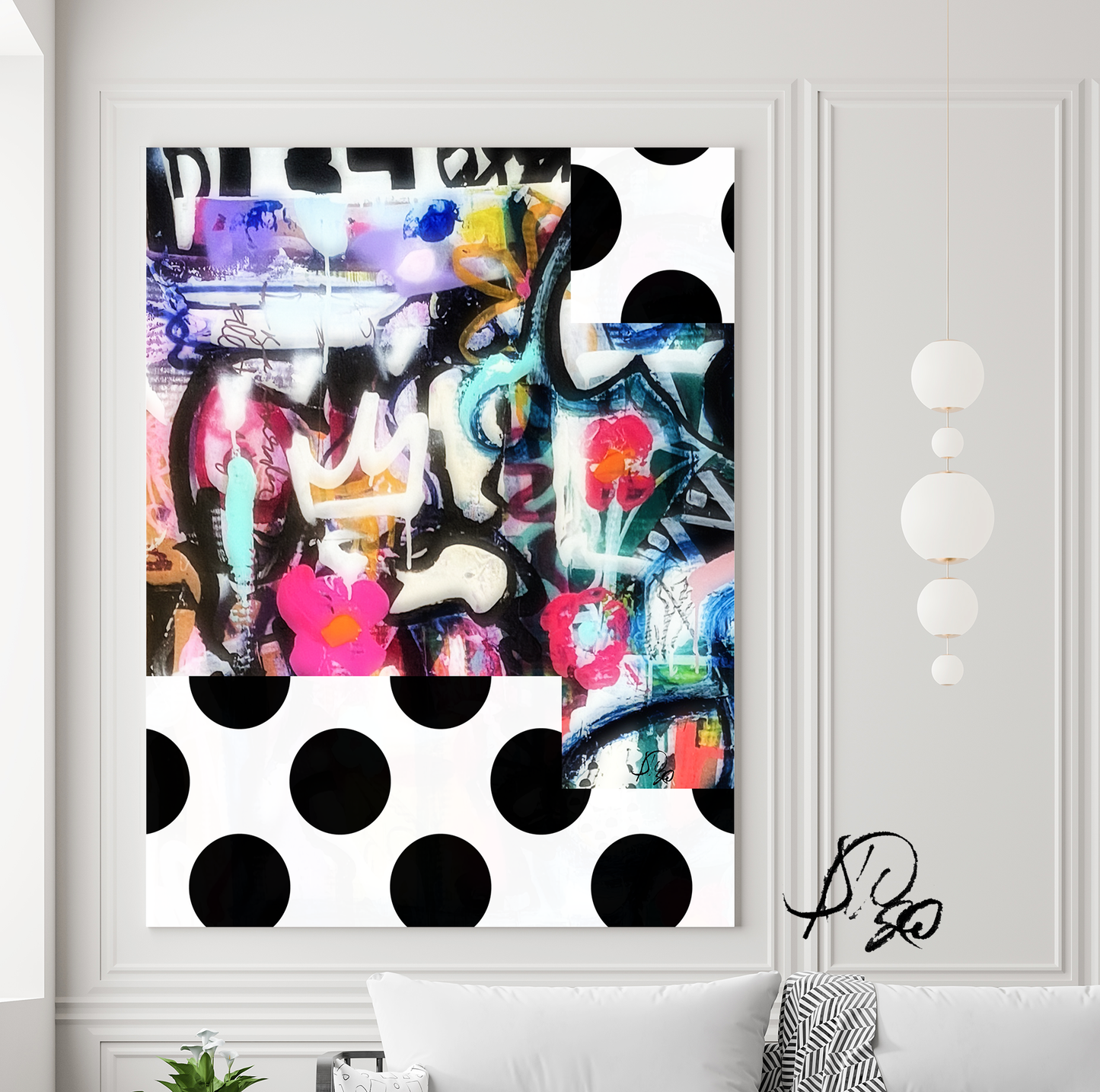 FREE WORLD| MODERN ABSTRACT PRINT