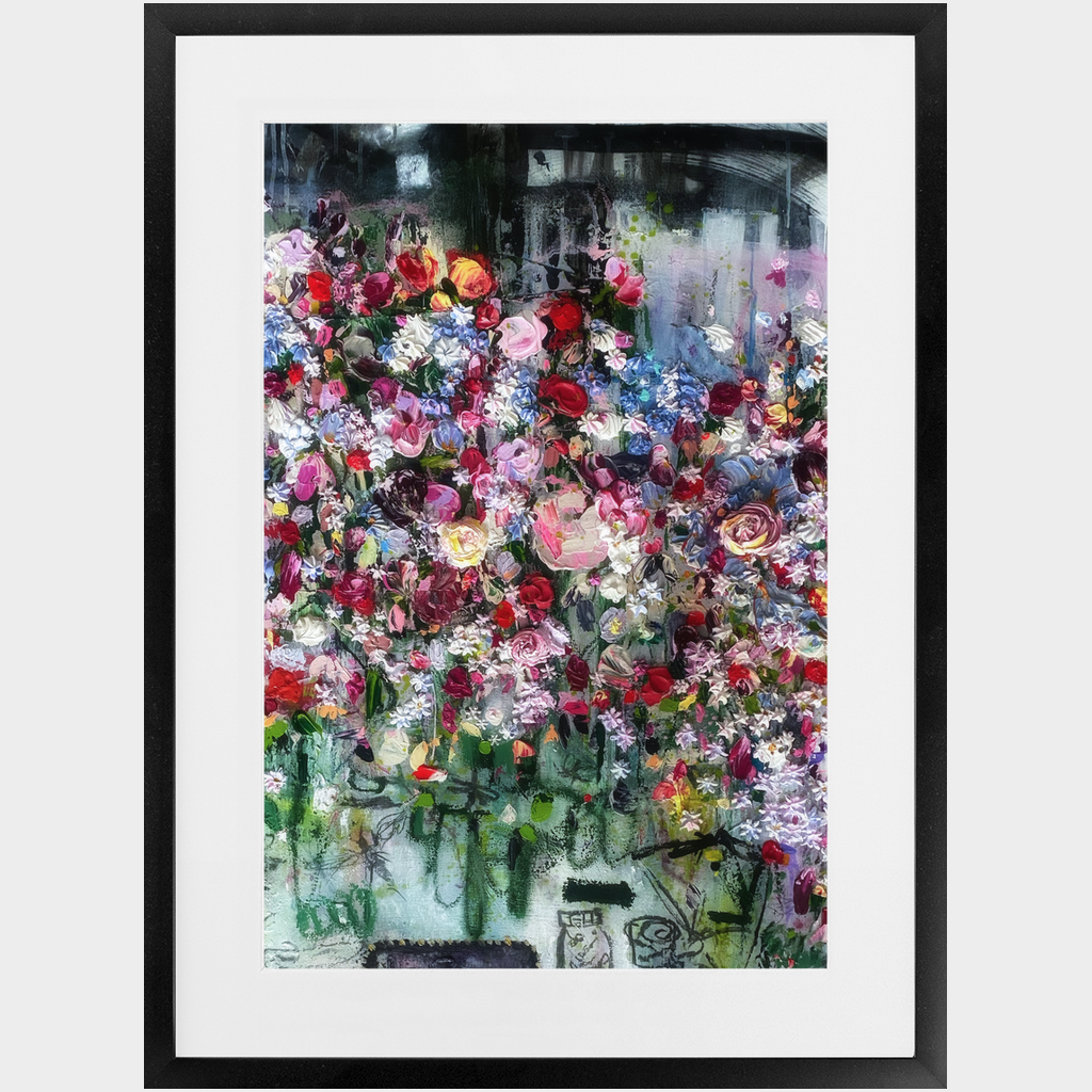 THINGS BELOW| Framed Paper Wall Art