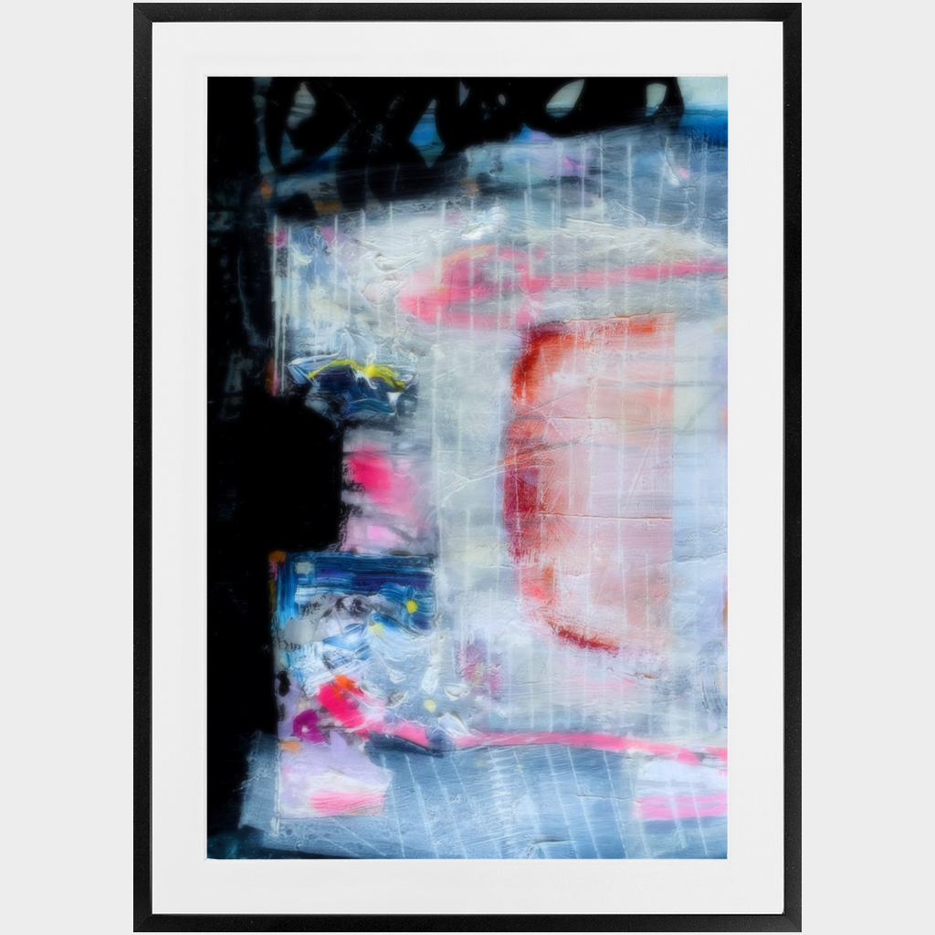UNTITLED VK7S|Black Framed Abstract Art