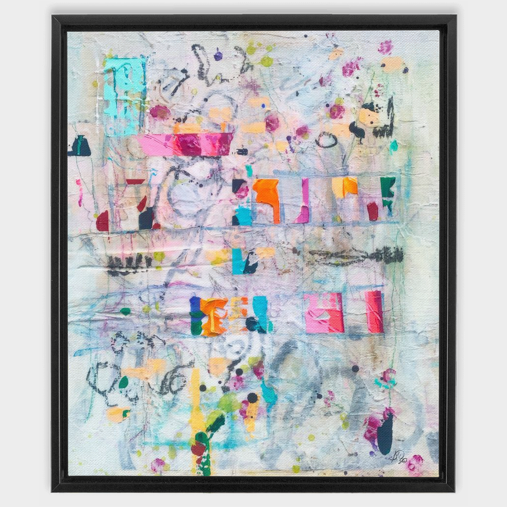 MEMOIR OF A MARBLE|Framed Stretched Canvas