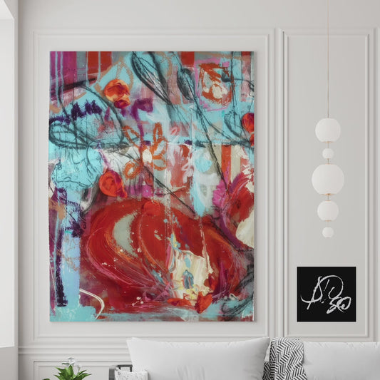 LE URNGE CIRQUE | Modern Abstract Print