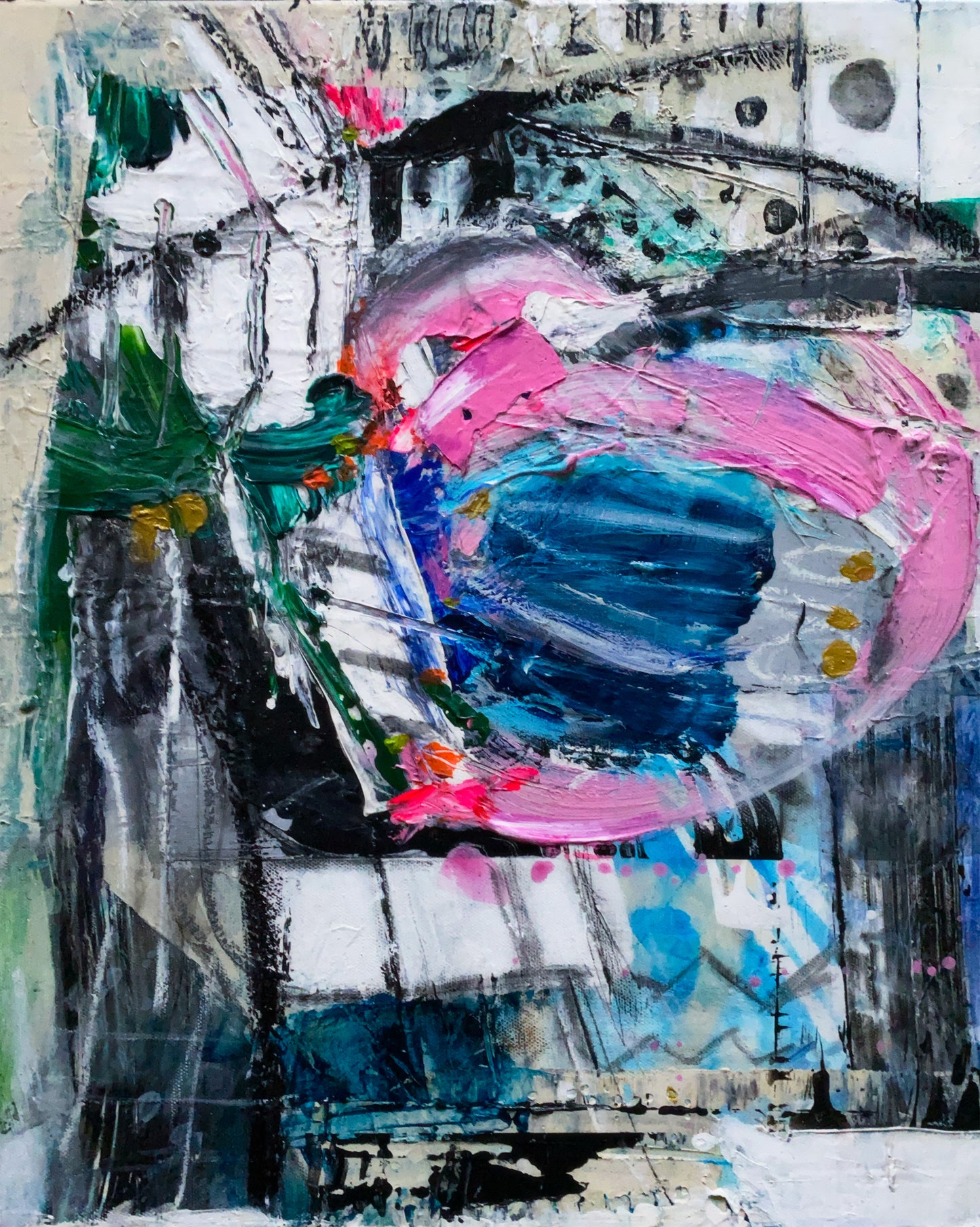 THUMBS GARDEN|Original Canvas Art