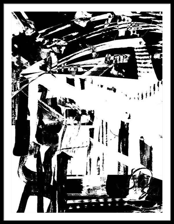 Blkwhtii - Framed Print