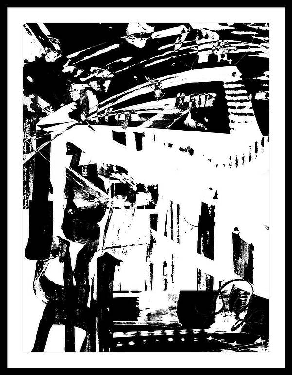 Blkwhtii - Framed Print