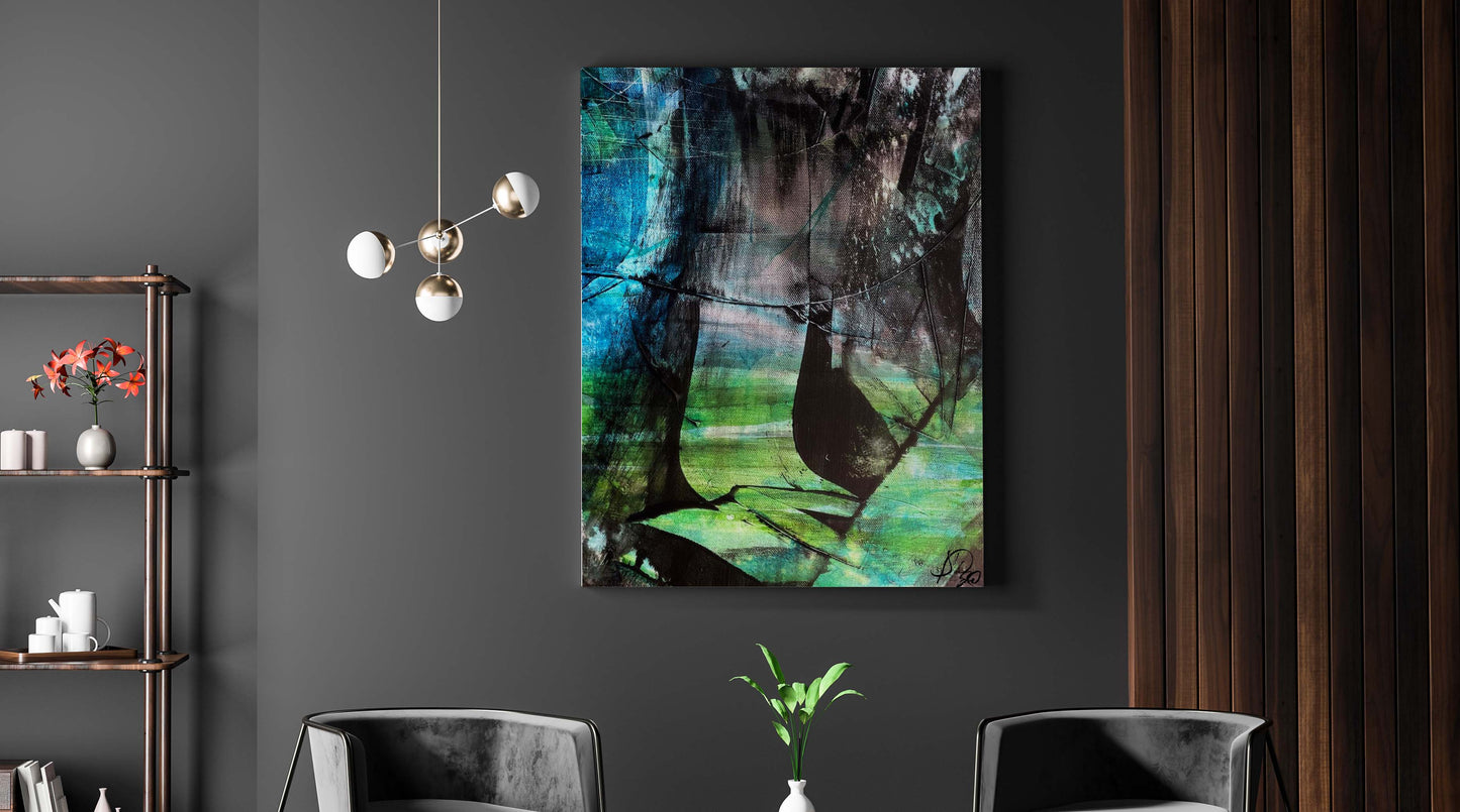 PASTURES PROMISED |MEDIUM FRAMED CANVAS ART