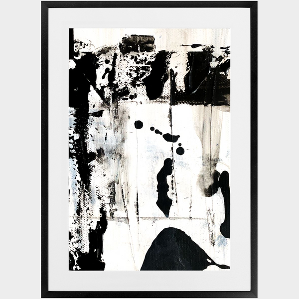 STEIN I | Black & White Framed Print