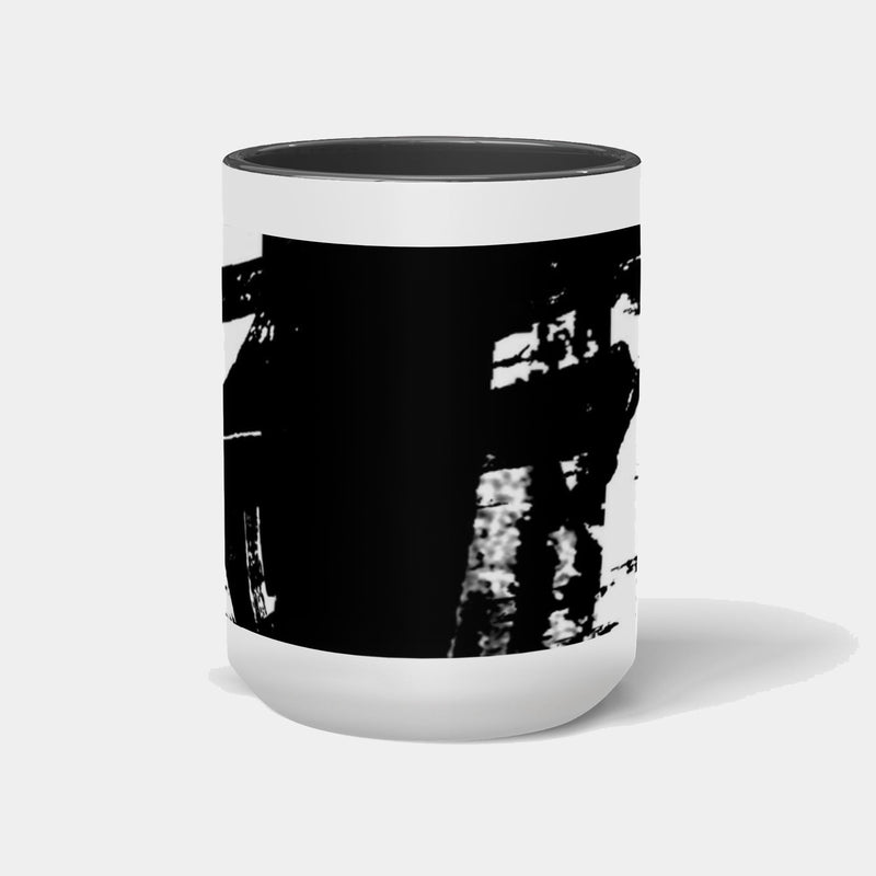 BLKWHTIII|Custom Abstract Accent Mugs
