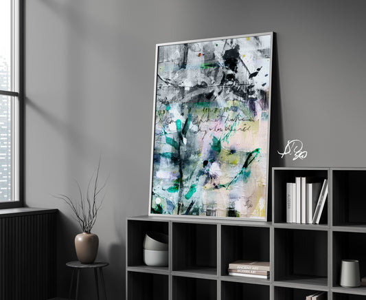 MK8| Framed Canvas Print