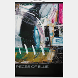 PIECES OF BLUE I | Hanging Canvas Art