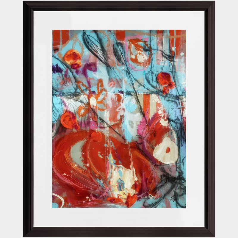 LE URNGE CIRQUE | Modern Abstract Print